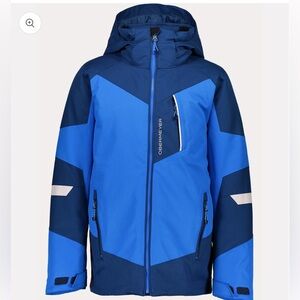 Obermeyer TEEN/Boys Insulated Jacket 41050 Fleet Hooded Jacket Size M 10-12